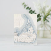  kaart van Nantucket (1919) (Staand voorkant)