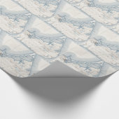 kaart van Nantucket (1919) Cadeaupapier (Hoek)