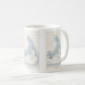  kaart van Nantucket (1919) Koffiemok (Voorkant rechts)