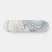  kaart van Nantucket (1919) Persoonlijk Skateboard (Horizontaal)