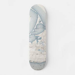 kaart van Nantucket (1919) Persoonlijk Skateboard