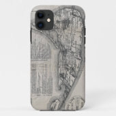 kaart van Nantucket Case-Mate iPhone Case (Achterkant)