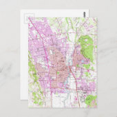  kaart van Napa Californië (1951) (Voorkant / Achterkant)