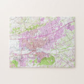  kaart van Napa Californië (1951) Legpuzzel (Horizontaal)