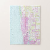  kaart van Napels Florida (1958) Legpuzzel (Verticaal)