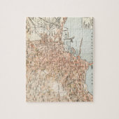 kaart van Napels Italië (1897) Legpuzzel (Verticaal)