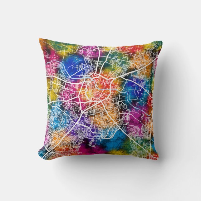 Kaart van Nashik Maharashtra Kussen (Voorkant)