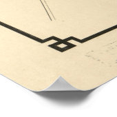  kaart van Nashville Tennessee (1877) Poster (Hoek)