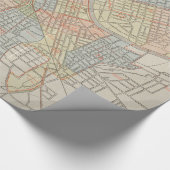  kaart van Nashville Tennessee (1920) Cadeaupapier (Hoek)