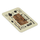 Kaart van nationale parken in North Dakota Magneet (Rechterzijde)