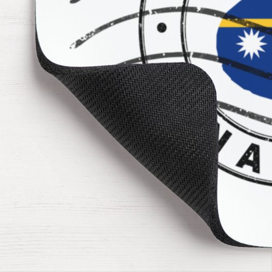 Kaart van Nauru, poststempel Muismat (Hoek)