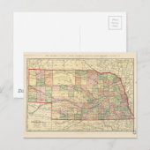 Kaart van Nebraska (1902) (Voorkant / Achterkant)