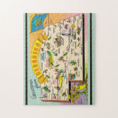 kaart van Nebraska Legpuzzel (Verticaal)