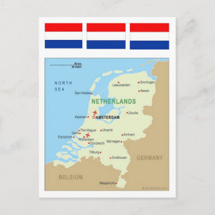 Kaart van Nederland