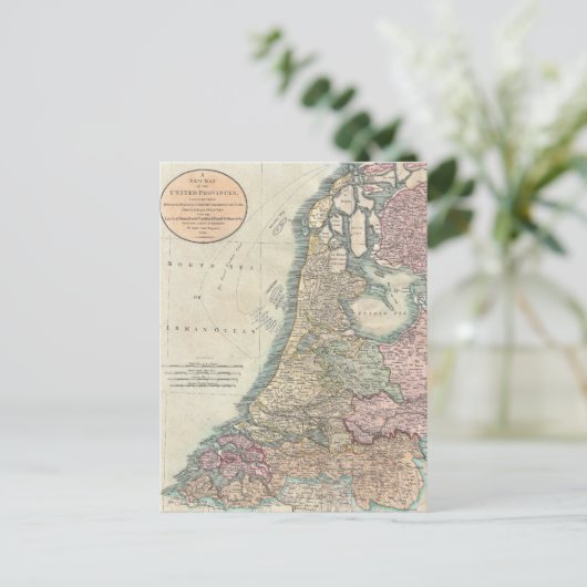  kaart van Nederland (1799) (Staand voorkant)