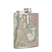  kaart van Nederland (1799) Heupfles (Rechts)