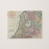  kaart van Nederland (1799) Legpuzzel (Horizontaal)