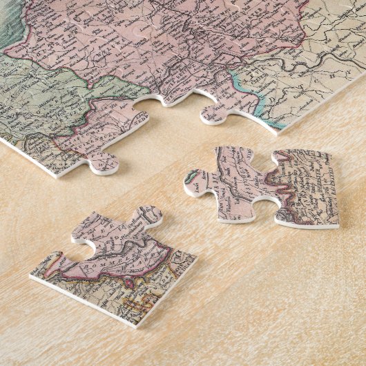  kaart van Nederland (1799) Legpuzzel (Zijkant)