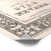 kaart van Nevada en Utah (1866) Poster (Hoek)