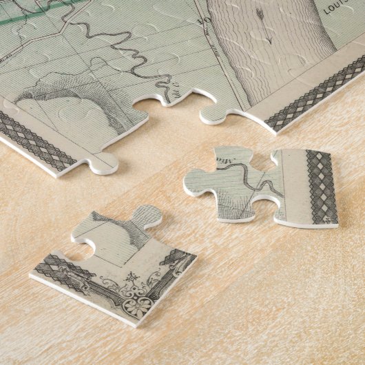 kaart van New Albany IN (1876) Legpuzzel (Zijkant)