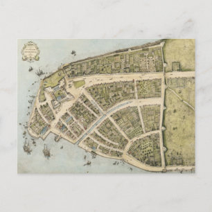 kaart van New Amsterdam (1660)