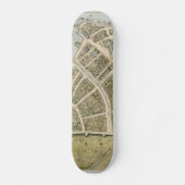  kaart van New Amsterdam (1660) Skateboard (Voorkant)