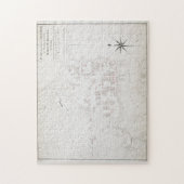  kaart van New Bern NC (1769) Legpuzzel (Verticaal)