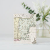  kaart van New England (1716) (Staand voorkant)