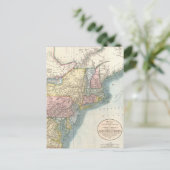 kaart van New England (1821) (Staand voorkant)