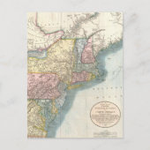 kaart van New England (1821) (Voorkant)