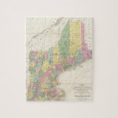  kaart van New England (1839) Legpuzzel (Verticaal)