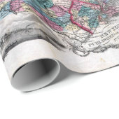 kaart van New England Cadeaupapier (Rol Hoek)