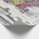 kaart van New England Cadeaupapier (Hoek)