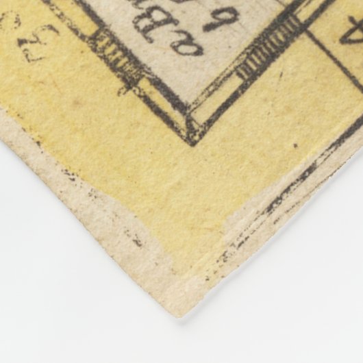  kaart van New England & Long Island (1703) Fleece Deken (Hoek)