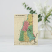 Kaart van New Hampshire (Staand voorkant)