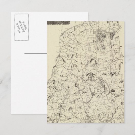 Kaart van New Hampshire 1816 (Voorkant / Achterkant)