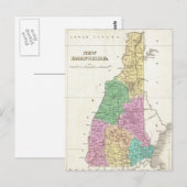 kaart van New Hampshire (1827) (Voorkant / Achterkant)