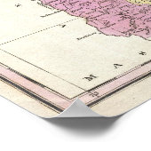  kaart van New Hampshire (1827) Poster (Hoek)