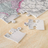  kaart van New Hampshire (1855) Legpuzzel (Zijkant)