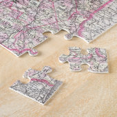  kaart van New Hampshire en Vermont (1861) Legpuzzel (Zijkant)