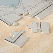  kaart van New Haven Connecticut (1901) Legpuzzel (Zijkant)