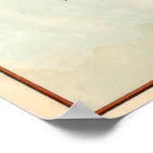  kaart van New Haven CT (1865) Poster (Hoek)