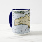 Kaart van New Holland Mok (Voorkant links)