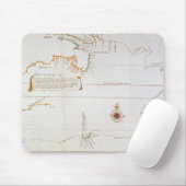 Kaart van New Holland | Nu Australië 3 Muismat (Met muis)