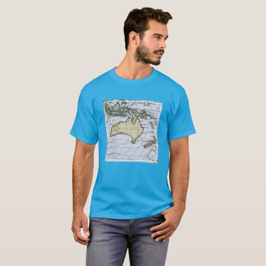 Kaart van New Holland T-shirt (Voorkant volledig)