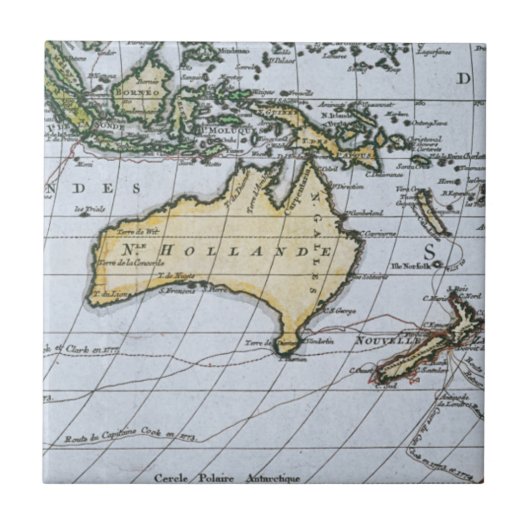 Kaart van New Holland Tegeltje (Voorkant)