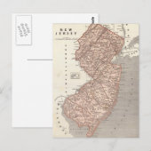 kaart van New Jersey (1845) (Voorkant / Achterkant)