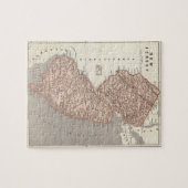 kaart van New Jersey (1845) Legpuzzel (Horizontaal)