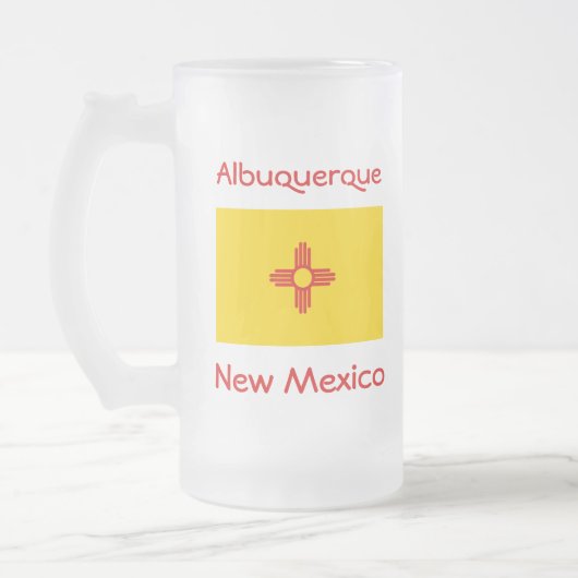Kaart van New Mexico Mok van de stad (Links)