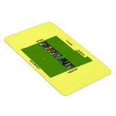 Kaart van New Mexico Omtrek Foto Tekst Magneet (Rechterzijde)